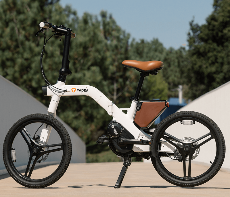 Load image into Gallery viewer, Lightweight Mini Foldable Electric Bike Innovator Yadea Official Online Store
