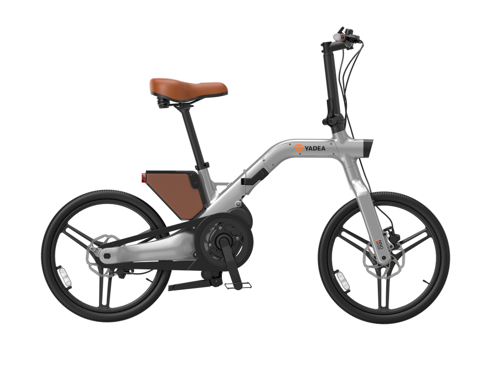 The right side of grey Innovator Electric Bike