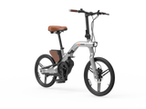 The right front side of grey Innovator Electric Bike